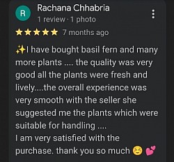 Happy Customer Review
