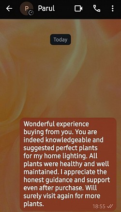 Happy Customer Review