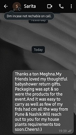 Happy Customer Review